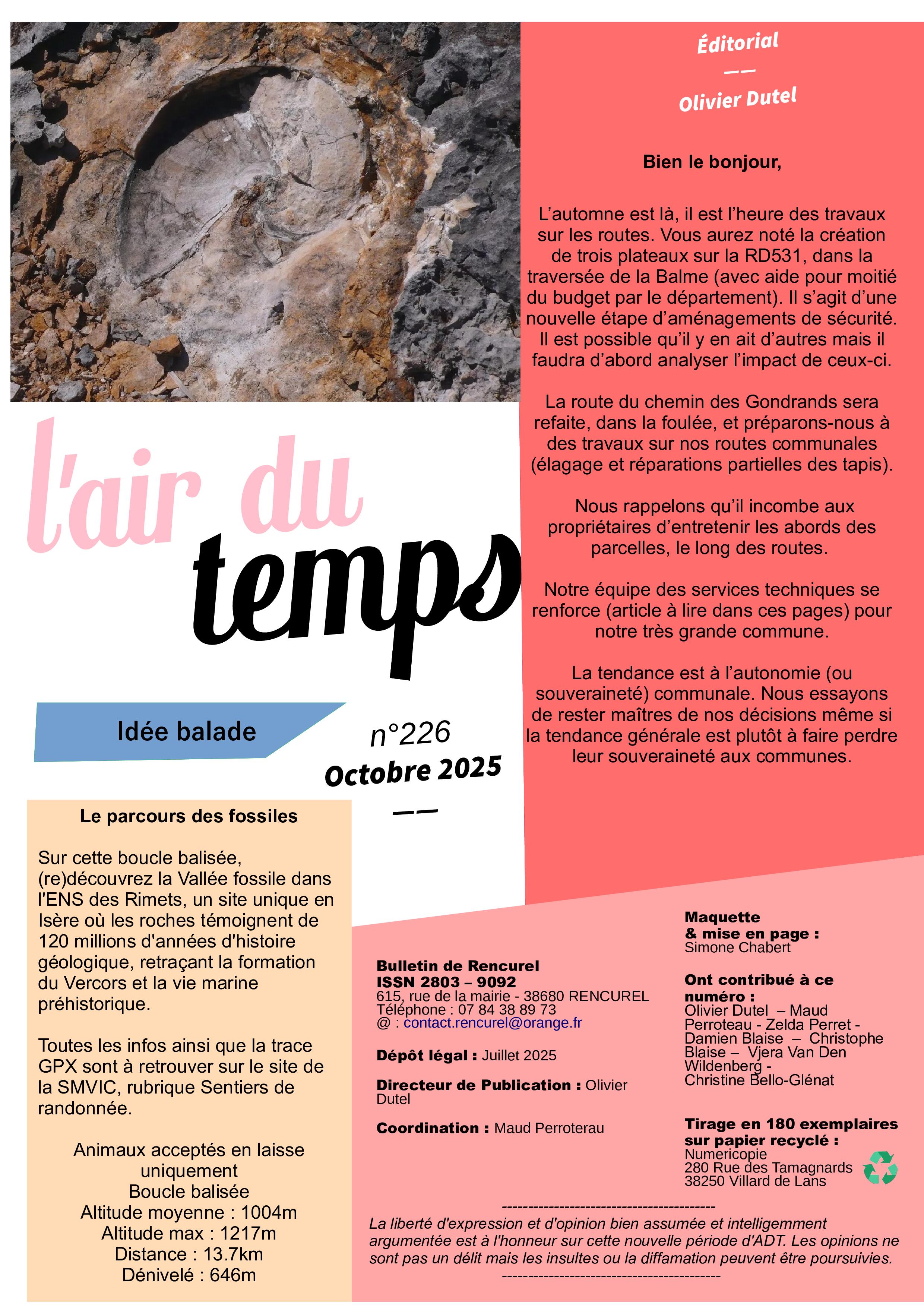 N°226 - Octobre 2025