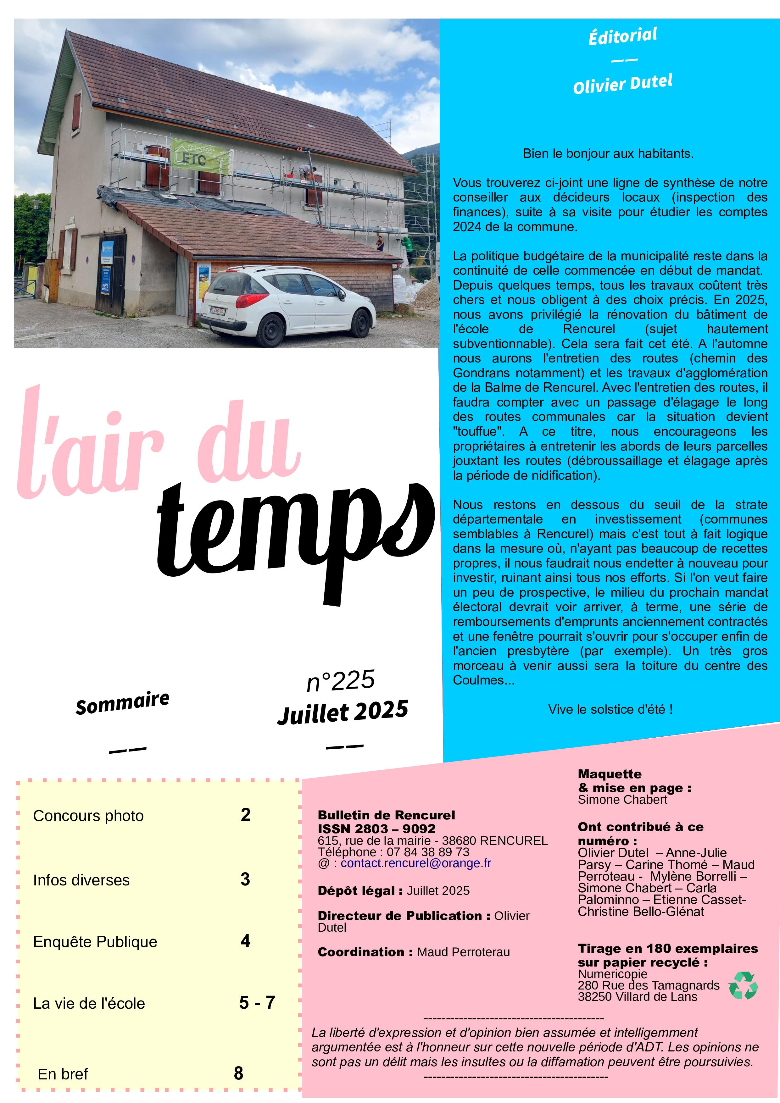 N°225 - Juillet 2025