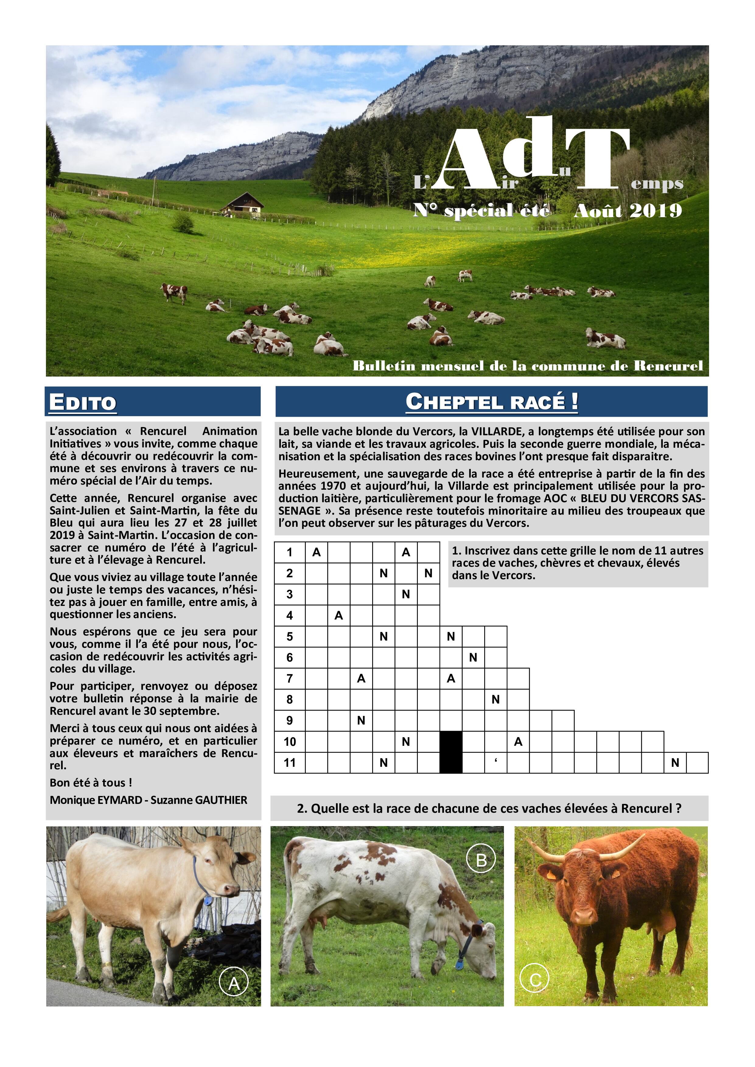N°184 - Spécial ETE