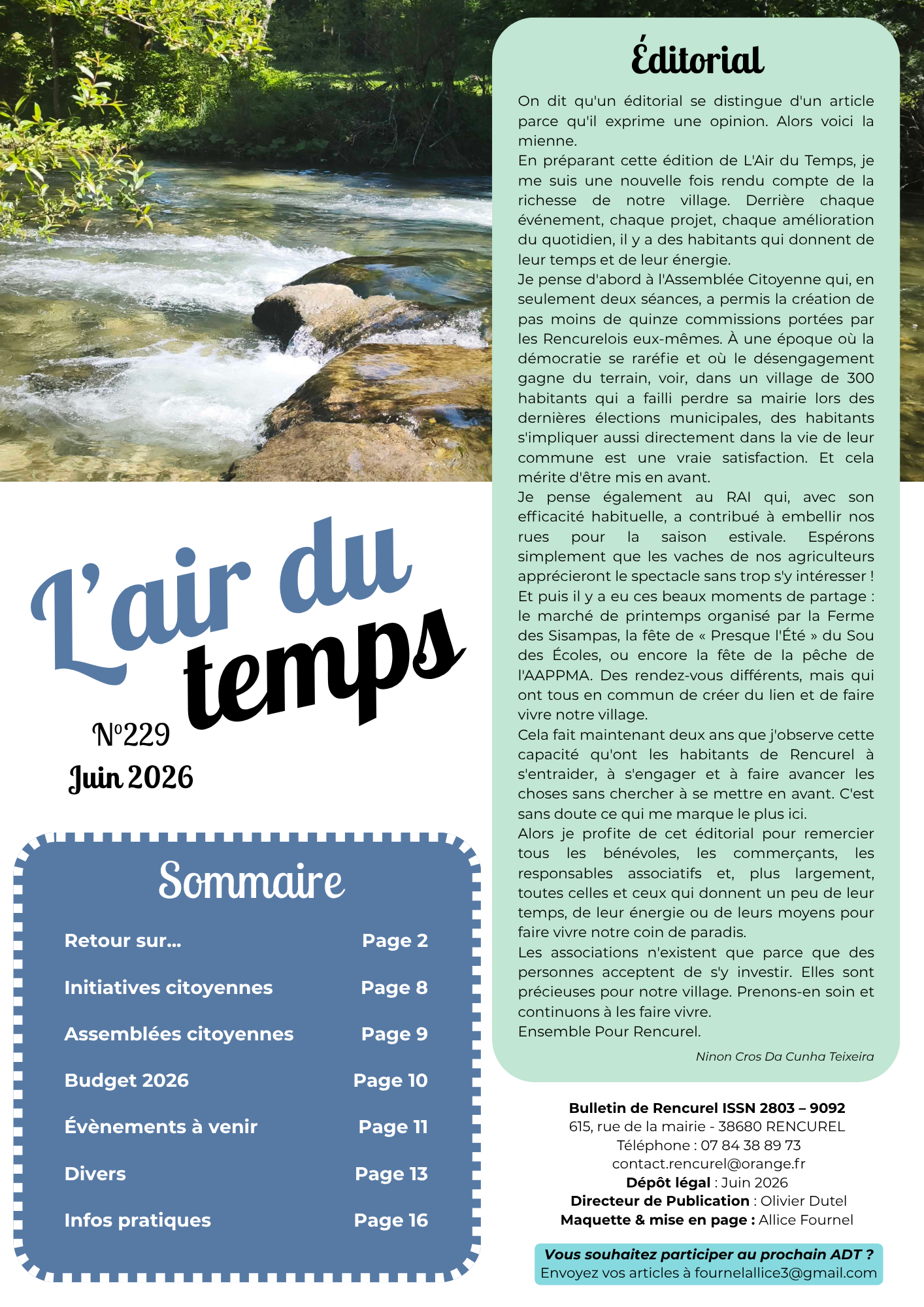 ADT N°229 - Juin 2026 ADT N°229 - Juin 2026